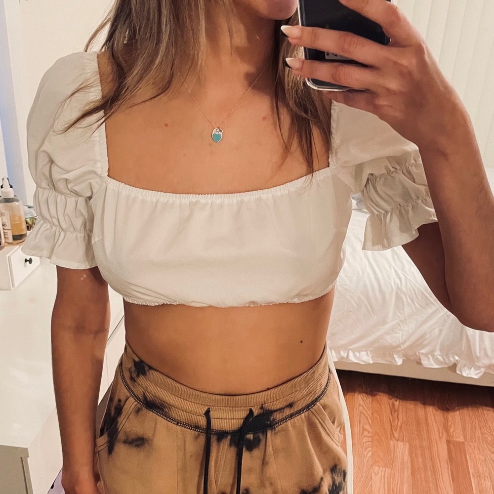 Lace Up Crop Top